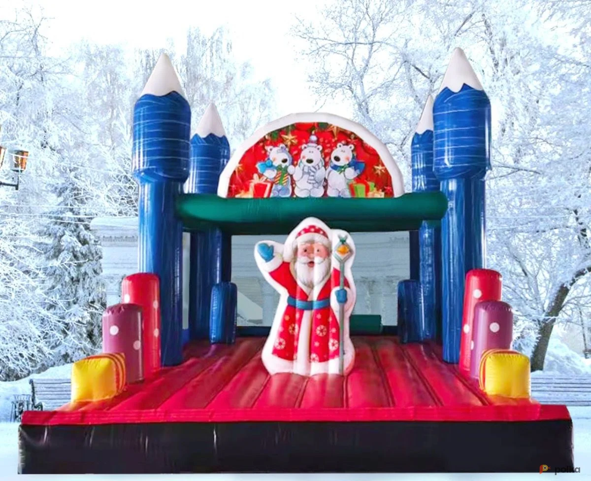 Возьмите Батут “ДЕД МОРОЗ” напрокат (Фото 1) в Москве