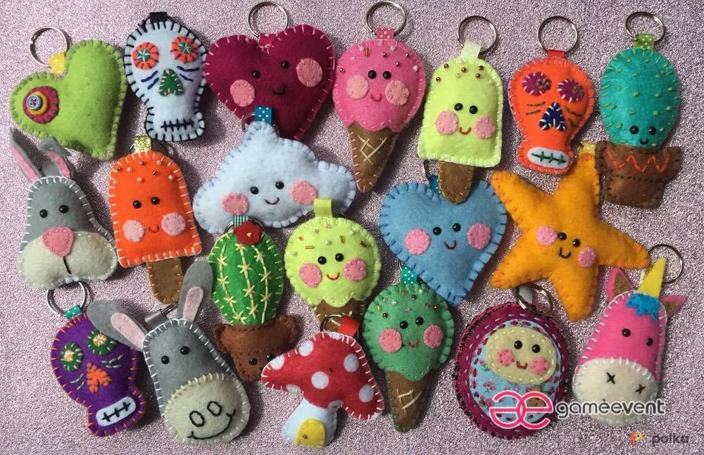 Возьмите Брелки и игрушки из фетра напрокат (Фото 1) в Москве