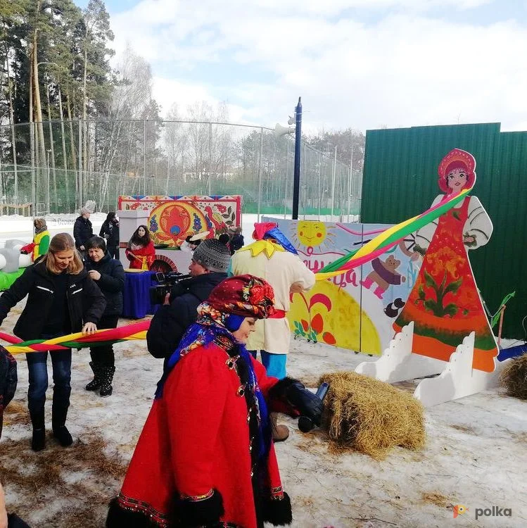 Возьмите Масленичная забава Плетение кос напрокат (Фото 1) в Москве