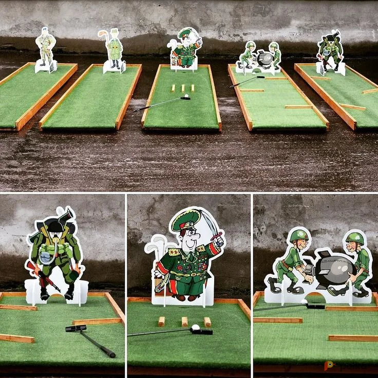 Возьмите Мини-гольф Армейский шуточный напрокат (Фото 1) в Москве