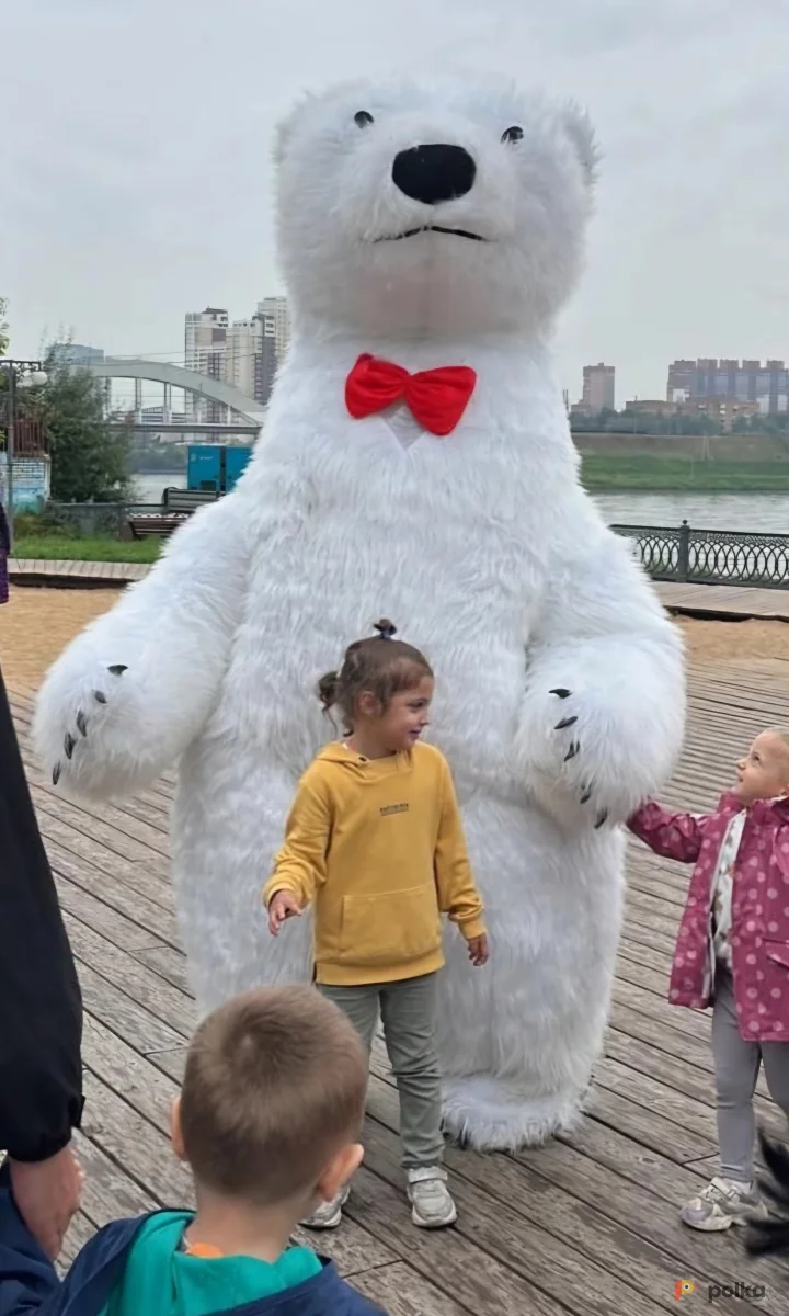 Возьмите Костюм аэромишка белый напрокат (Фото 1) в Москве