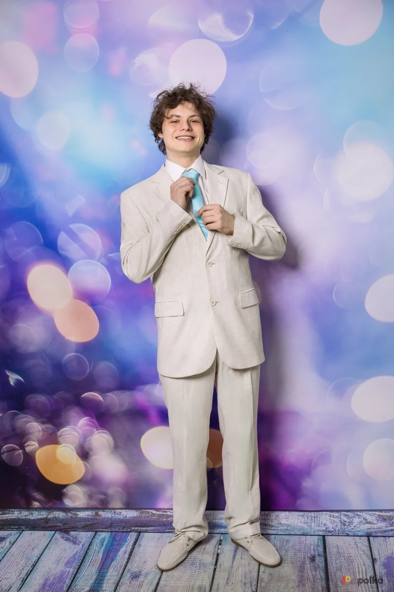 Возьмите Деловой мужской костюм бежевый напрокат (Фото 1) в Москве