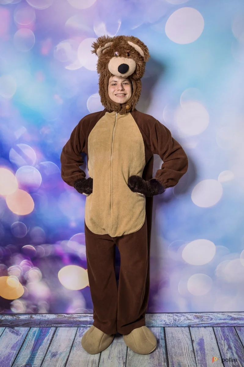 Возьмите Медведь мишка бурый костюм  напрокат (Фото 1) в Москве
