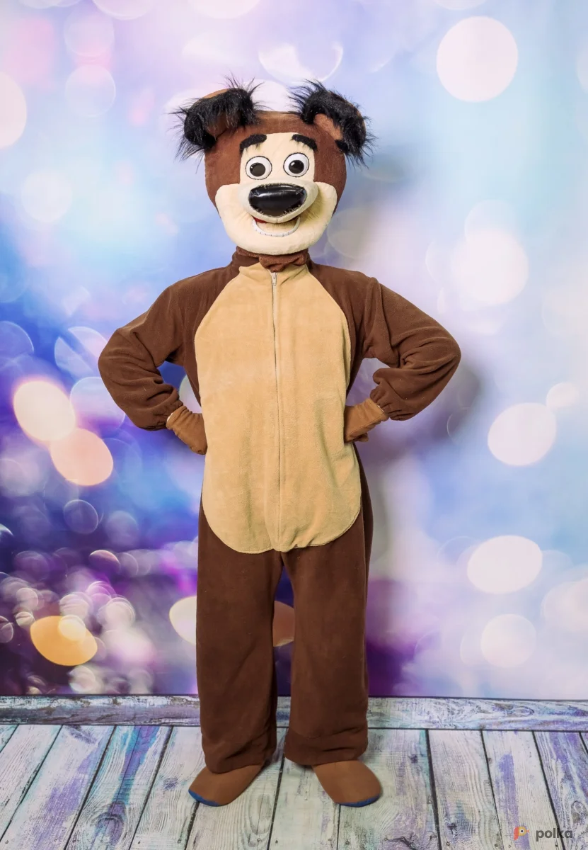 Возьмите Медведь мишка бурый ростовая кукла напрокат (Фото 1) в Москве