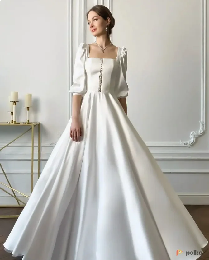 Возьмите Платье в эльфийском стиле свадебное напрокат (Фото 1) в Москве