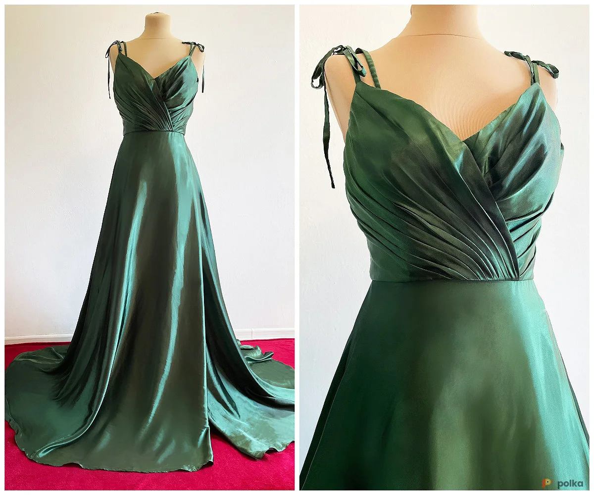 Возьмите Платье со шлейфом Grass напрокат (Фото 1) в Москве