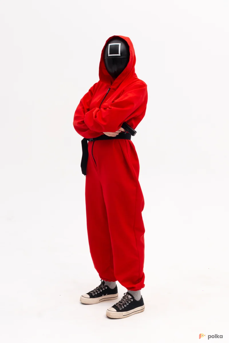 Возьмите Костюм охранник Игра в кальмара напрокат (Фото 1) в Москве