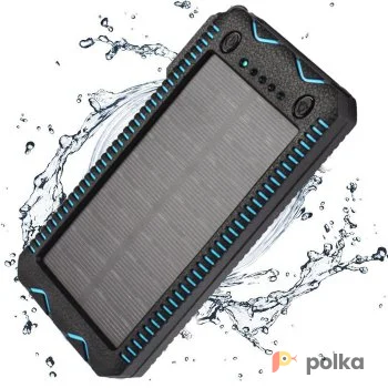 Возьмите Повербанк-Защищенный внешний аккумулятор Land Rover с солнечной панелью 20000mAh напрокат (Фото 1) в Москве