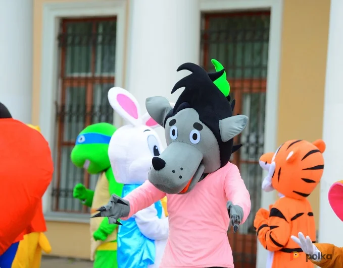 Возьмите Ростовая кукла Волк из «Ну, погоди!» напрокат (Фото 1) в Санкт-Петербурге