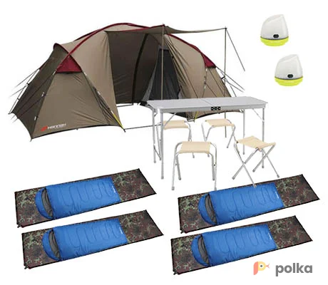 Возьмите Походный комплект "Большая семья" -  для 4-6 человек напрокат (Фото 1) в Санкт-Петербурге