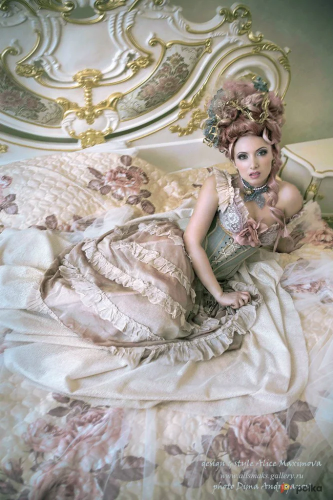 Возьмите Бальное платье барокко Мария-Антуанетта напрокат (Фото 1) в Москве