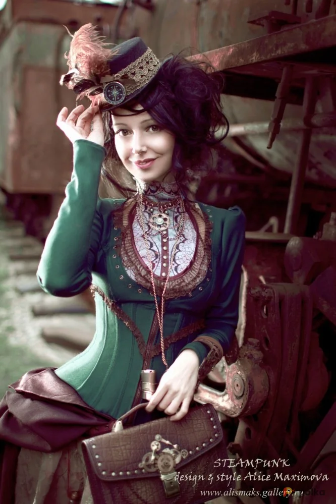 Возьмите Стимпанк женский Костюм стимпанк  напрокат (Фото 1) в Москве