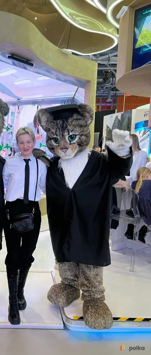 Возьмите Ростовая кукла Кот учёный напрокат (Фото 1) в Москве