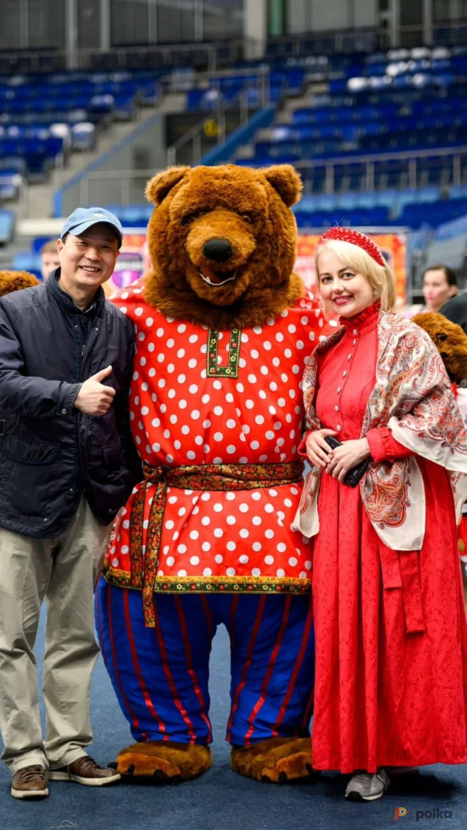 Возьмите Ростовая кукла Медведь русский реалистичный напрокат (Фото 1) в Москве