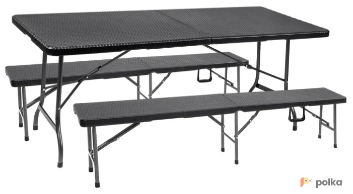 Возьмите Комплект мебели Go Garden Palermo (стол, 2 скамьи) напрокат (Фото 1) в Москве