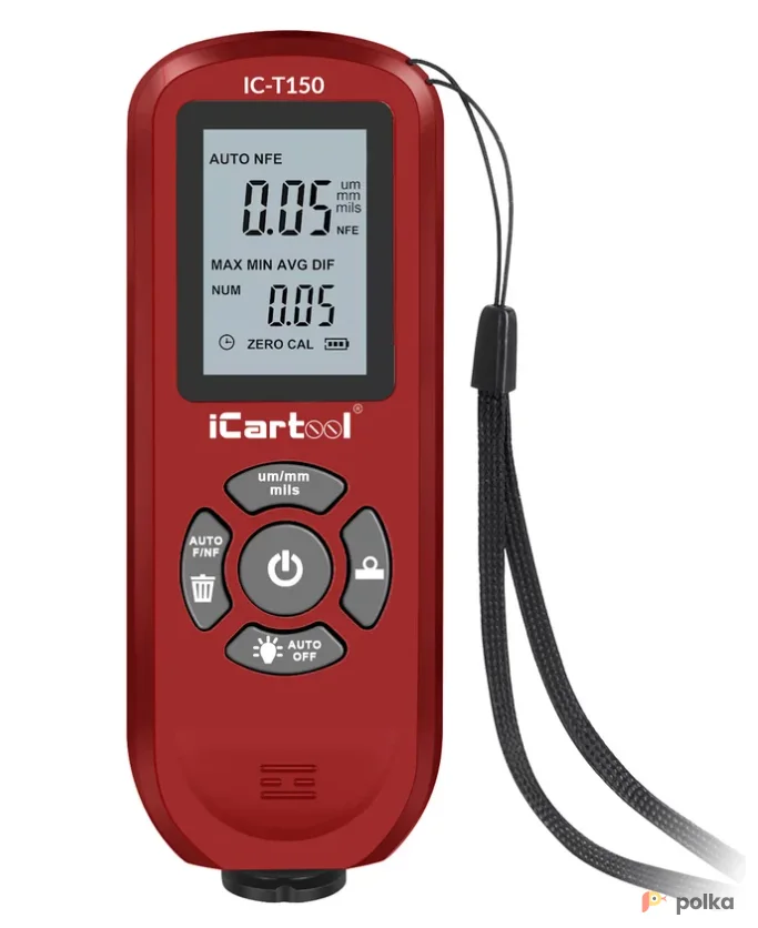 Возьмите Толщиномер лакокрасочных покрытий iCarTool Fe/NFe IC-T150 напрокат (Фото 1) В Воронеже