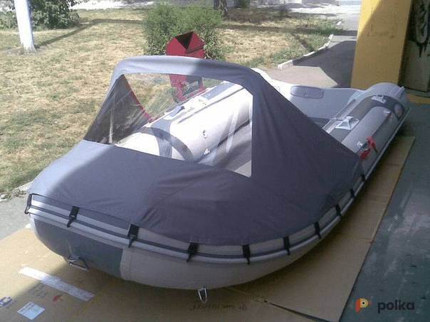 Возьмите Лодка ПВХ Антей-420 с мотором Suzuki 20л.с. с носовым тентом напрокат (Фото 1) в Санкт-Петербурге