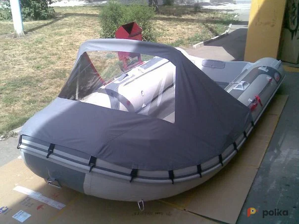 Возьмите Лодка ПВХ Антей-420 с мотором Suzuki 20л.с. с носовым тентом напрокат (Фото 1) в Санкт-Петербурге