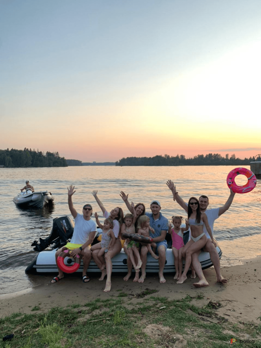 Возьмите Лодка ПВХ НДНД Big Boat Regat 380см с ПЛМ Suzuki 20л.с. напрокат (Фото 1) в Санкт-Петербурге