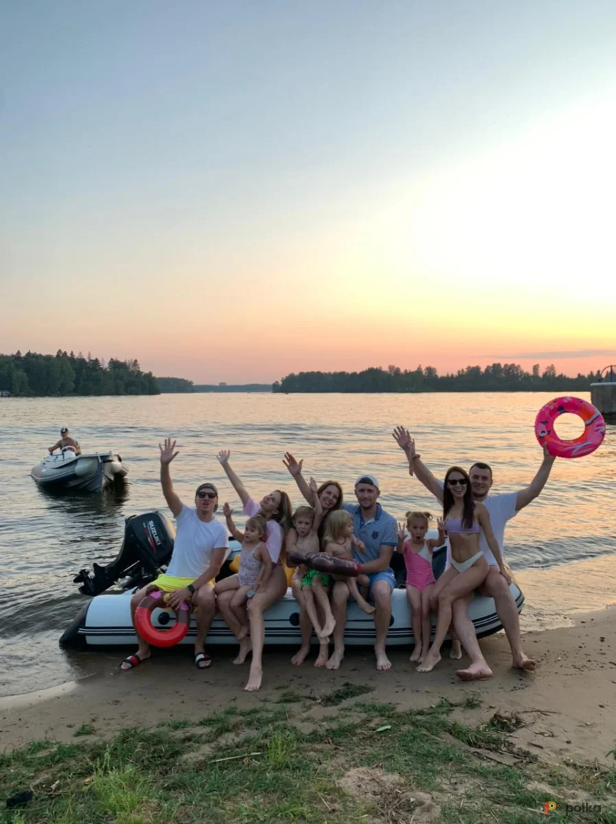 Возьмите Лодка ПВХ НДНД Big Boat Regat 380см с ПЛМ Suzuki 20л.с. напрокат (Фото 1) в Санкт-Петербурге