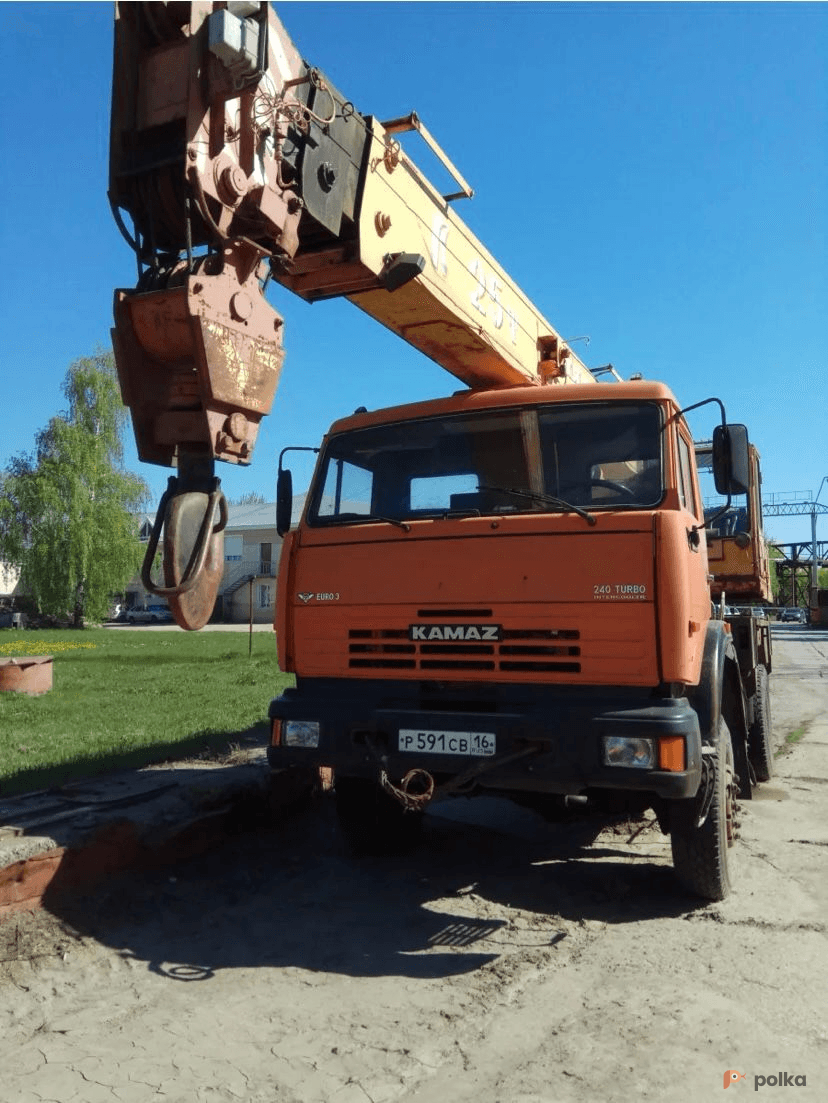 Возьмите Автокран Камаз 25 тонн, 21 м напрокат (Фото 1) в Москве