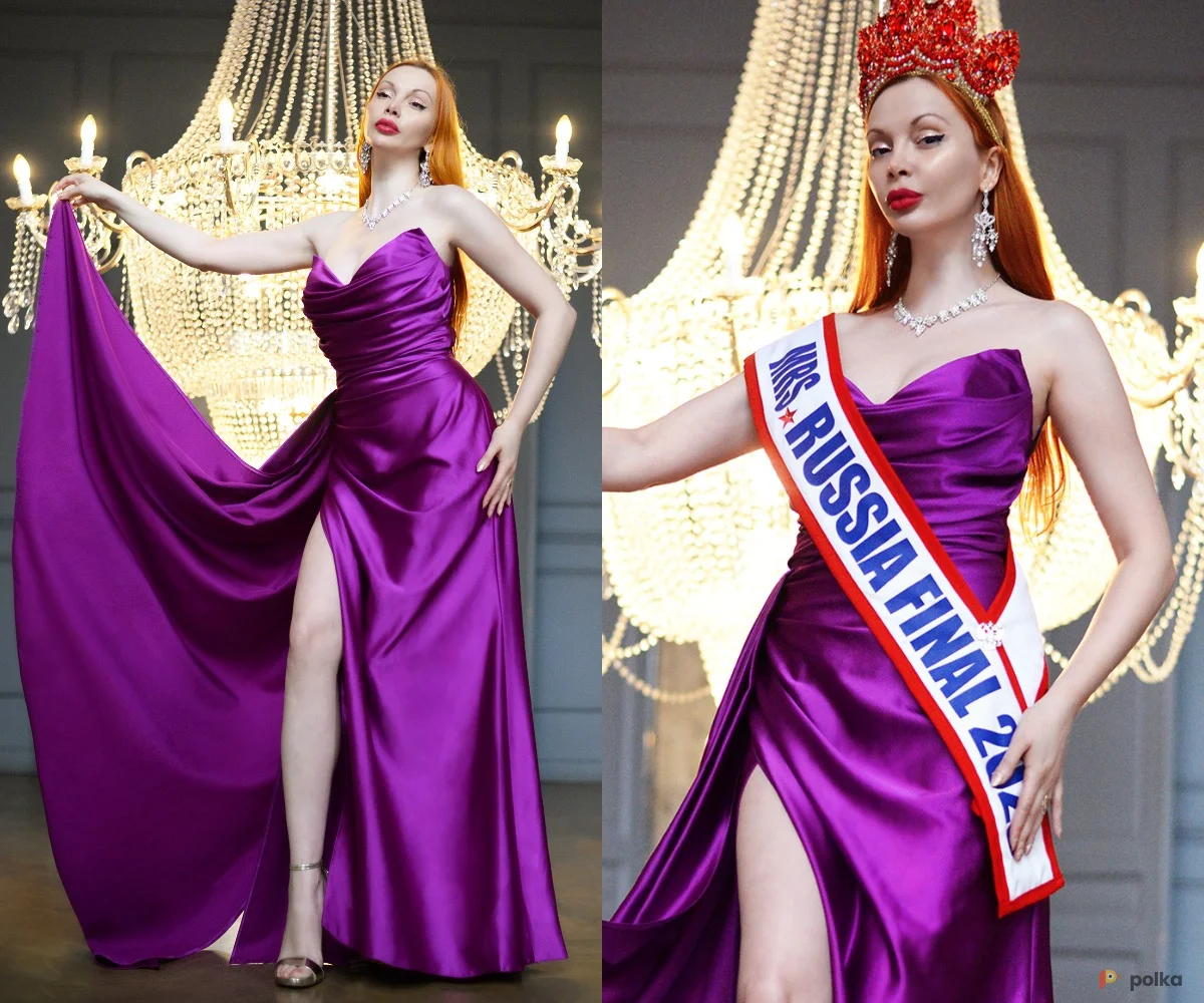 Возьмите Платье вечернее с разрезом Bat напрокат (Фото 1) в Москве