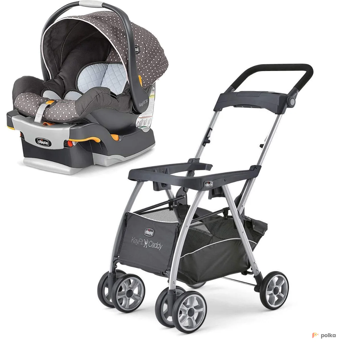 Возьмите Коляска-автокресло Chicco Keyfit Caddy  напрокат (Фото 1) в Москве