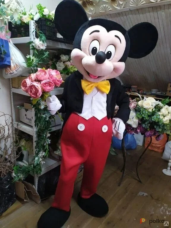 Возьмите Ростовая кукла Микки маус  напрокат (Фото 1) в Москве