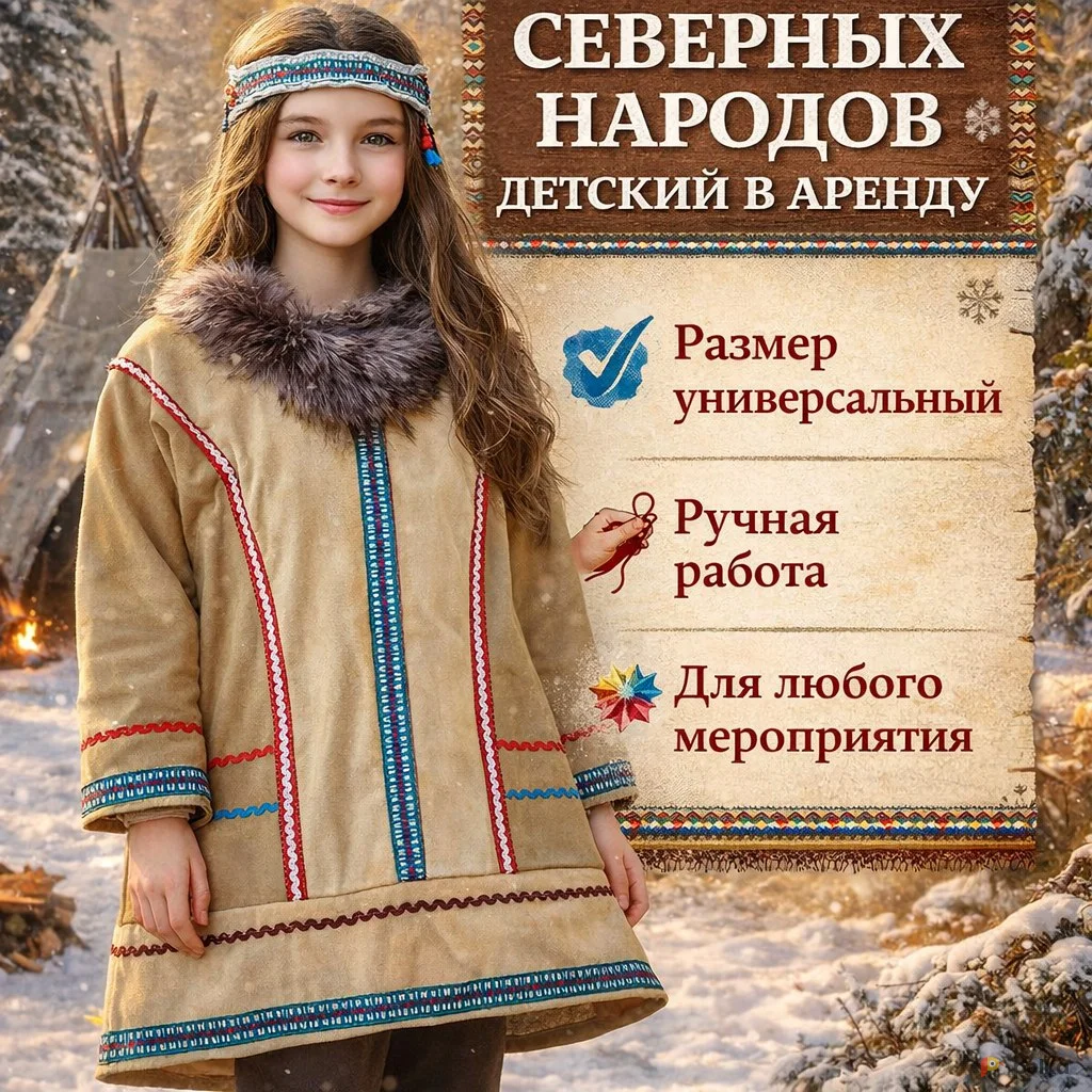 Возьмите Костюм северных народов детский  напрокат (Фото 1) в Москве