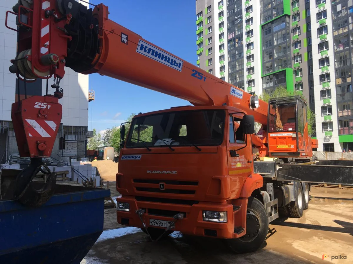 Возьмите Автокран Клинцы 25 т. напрокат (Фото 1) в Москве