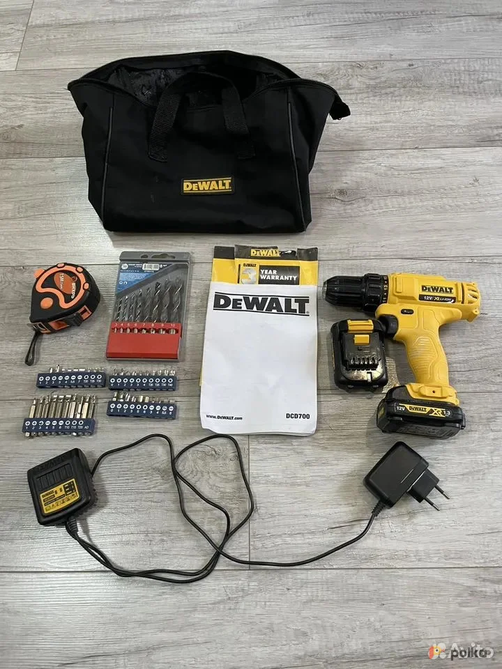 Возьмите Шуруповерт аккумуляторный DeWalt набор напрокат (Фото 1) В Краснодаре