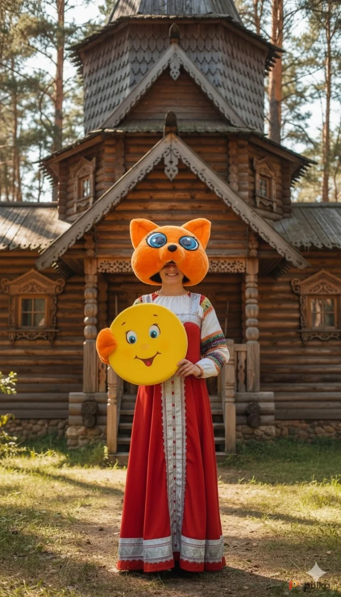 Возьмите Костюм полу-ростовой лиса напрокат (Фото 1) В Нижнем Новгороде