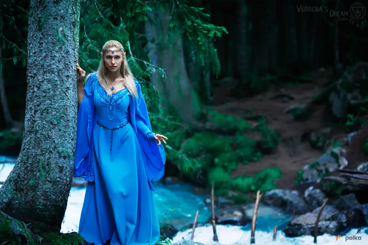 Возьмите Средневековый костюм эльфийки Властелин колец Арвен Ривенделл напрокат (Фото 1) в Москве