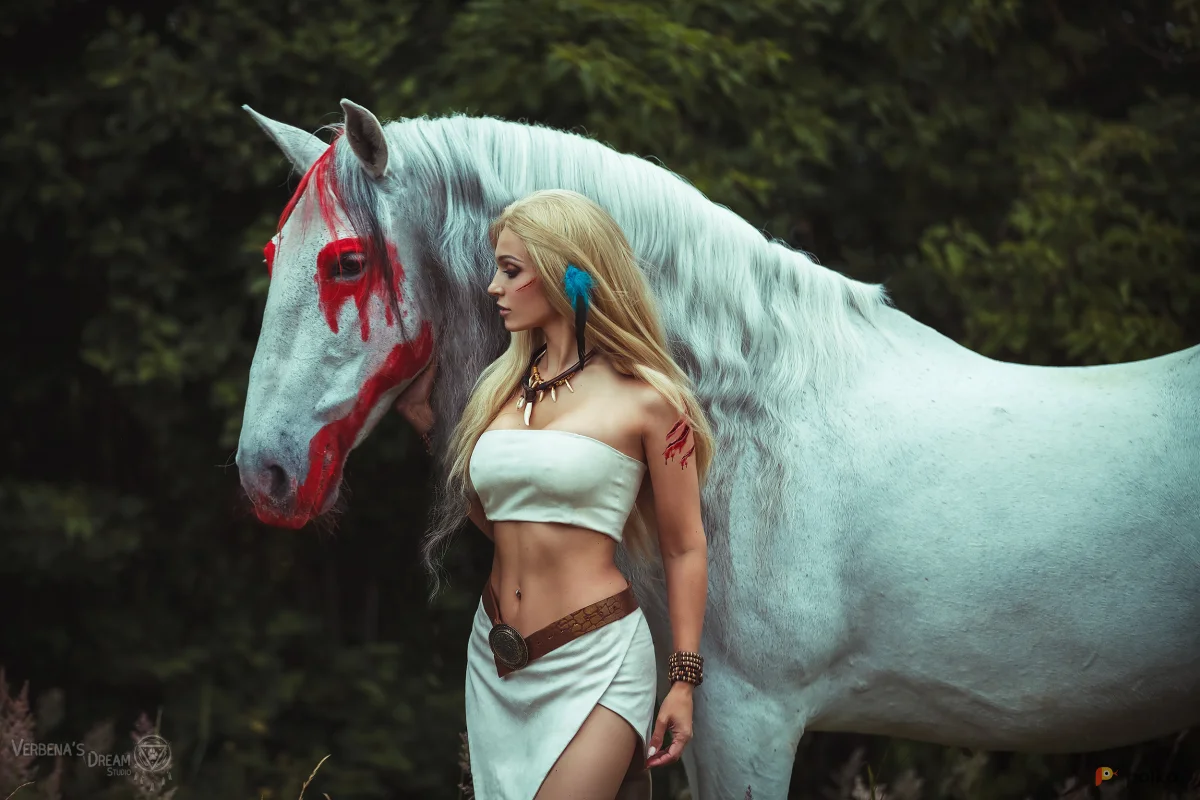 Возьмите Денский костюм амазонки дикарки  напрокат (Фото 1) в Москве