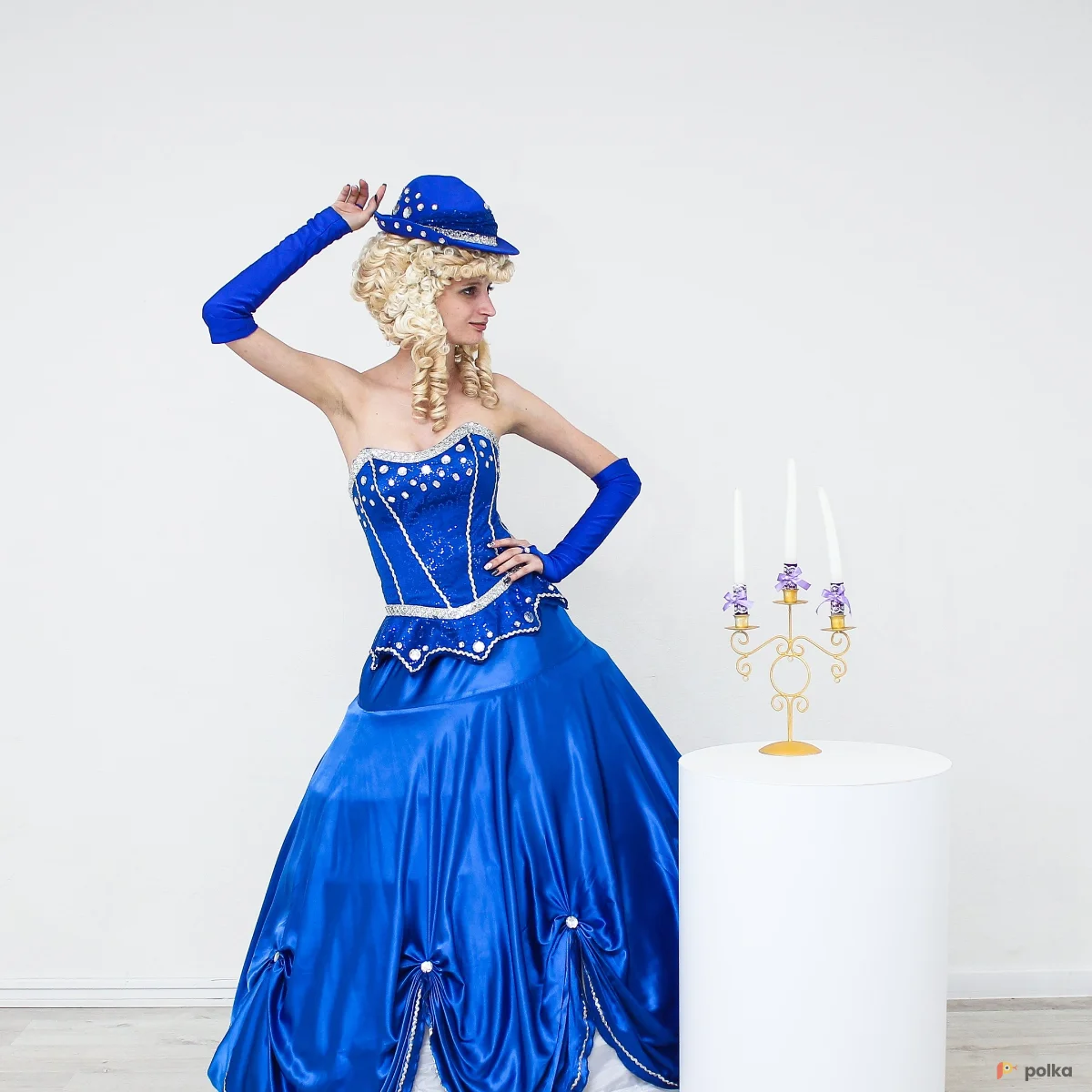 Возьмите Бальное платье синее напрокат (Фото 1) В Нижнем Новгороде