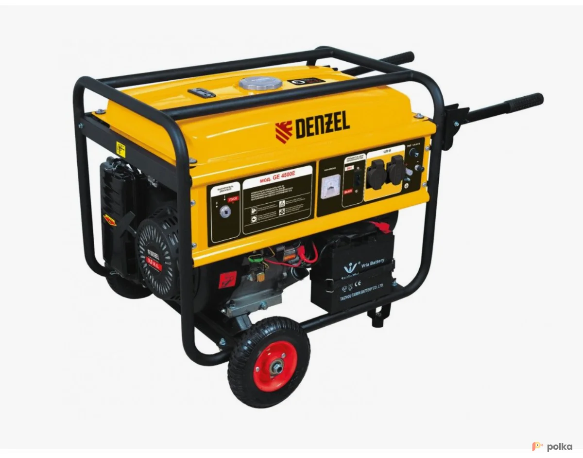 Возьмите Генератор бензиновый DENZEL GE4500Е напрокат (Фото 1) В Салехарде