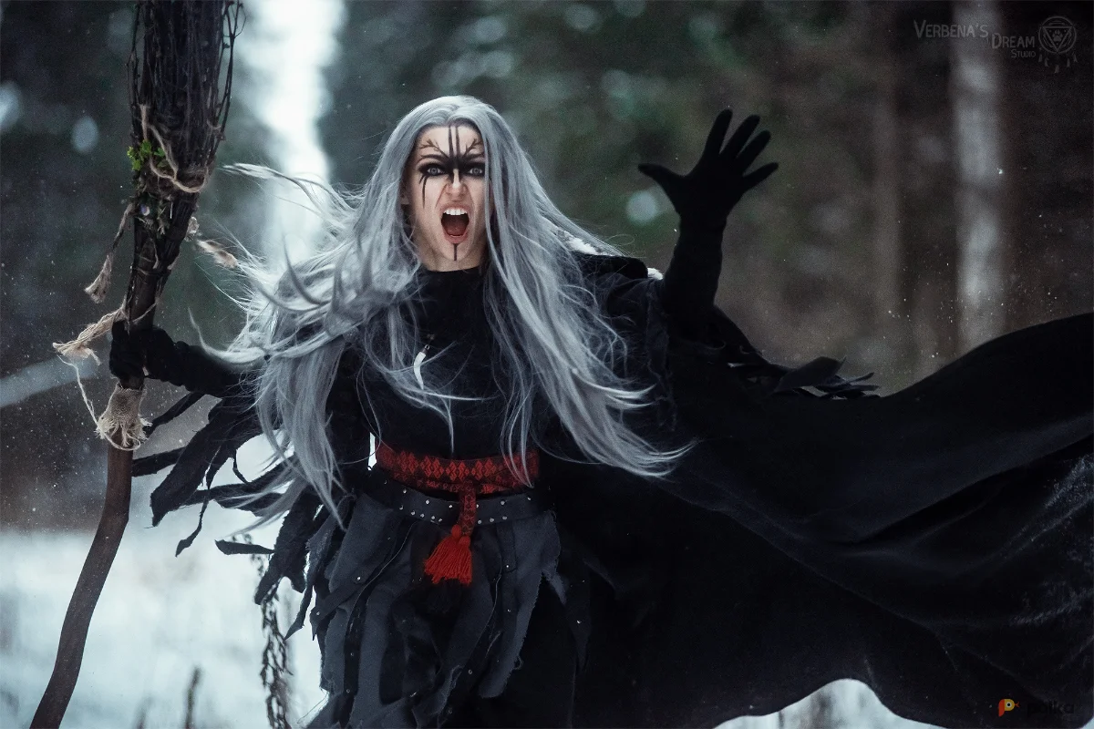 Возьмите Костюм Бабы Яги северной колдуньи шаманки ведьмы напрокат (Фото 1) в Москве