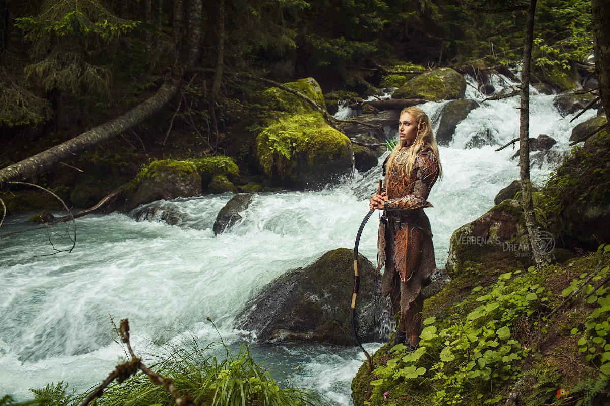 Возьмите Женский костюм эльфийской лучницы воительницы доспехи Владстелин колец напрокат (Фото 1) в Москве