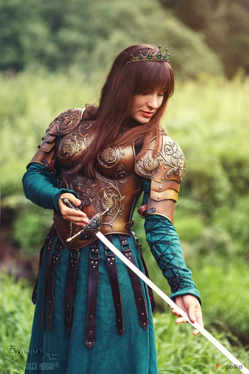 Возьмите Женские золотые бронзовые доспехи королевы средневековые игра престолов напрокат (Фото 1) в Москве