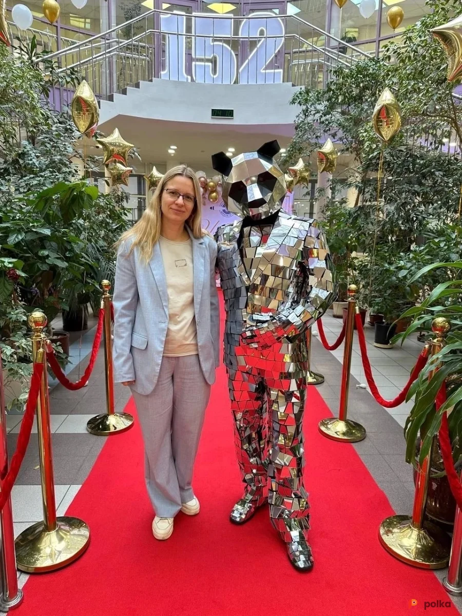 Возьмите Зеркальный костюм Панды напрокат (Фото 1) в Москве