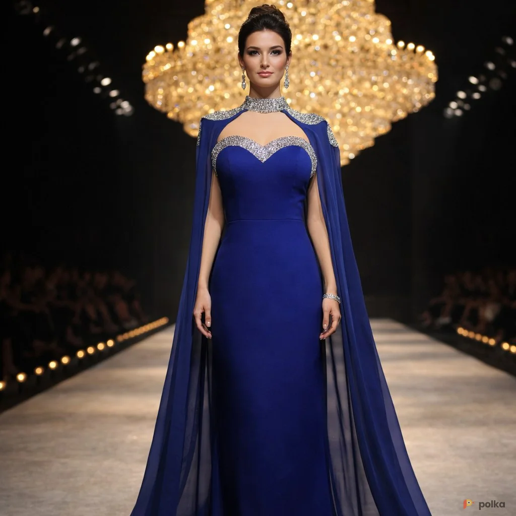 Возьмите Платье с накидкой Jasmin напрокат (Фото 1) в Москве