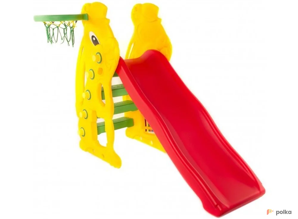 Возьмите Детская горка «Заяц» с баскетбольным кольцом напрокат (Фото 1) в Москве