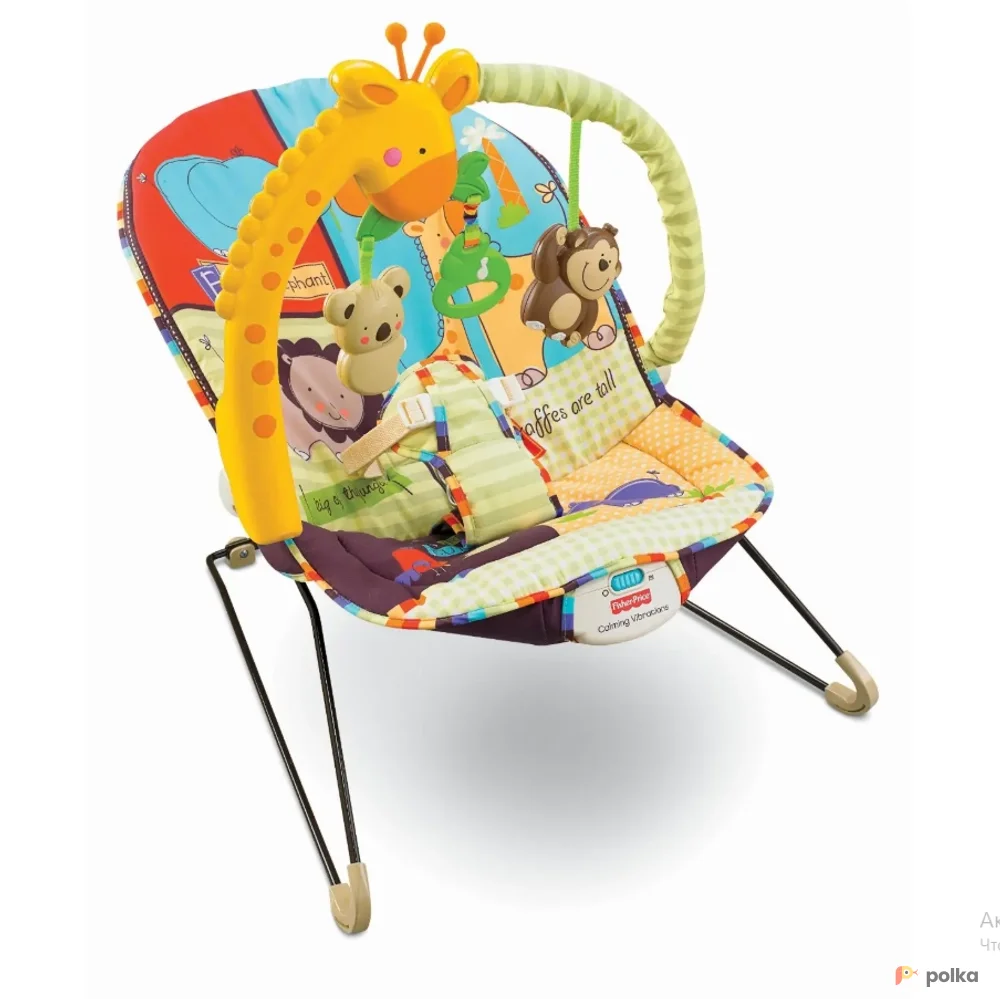 Возьмите Шезлонг «Любимый зоопарк» Fisher Price напрокат (Фото 1) в Москве