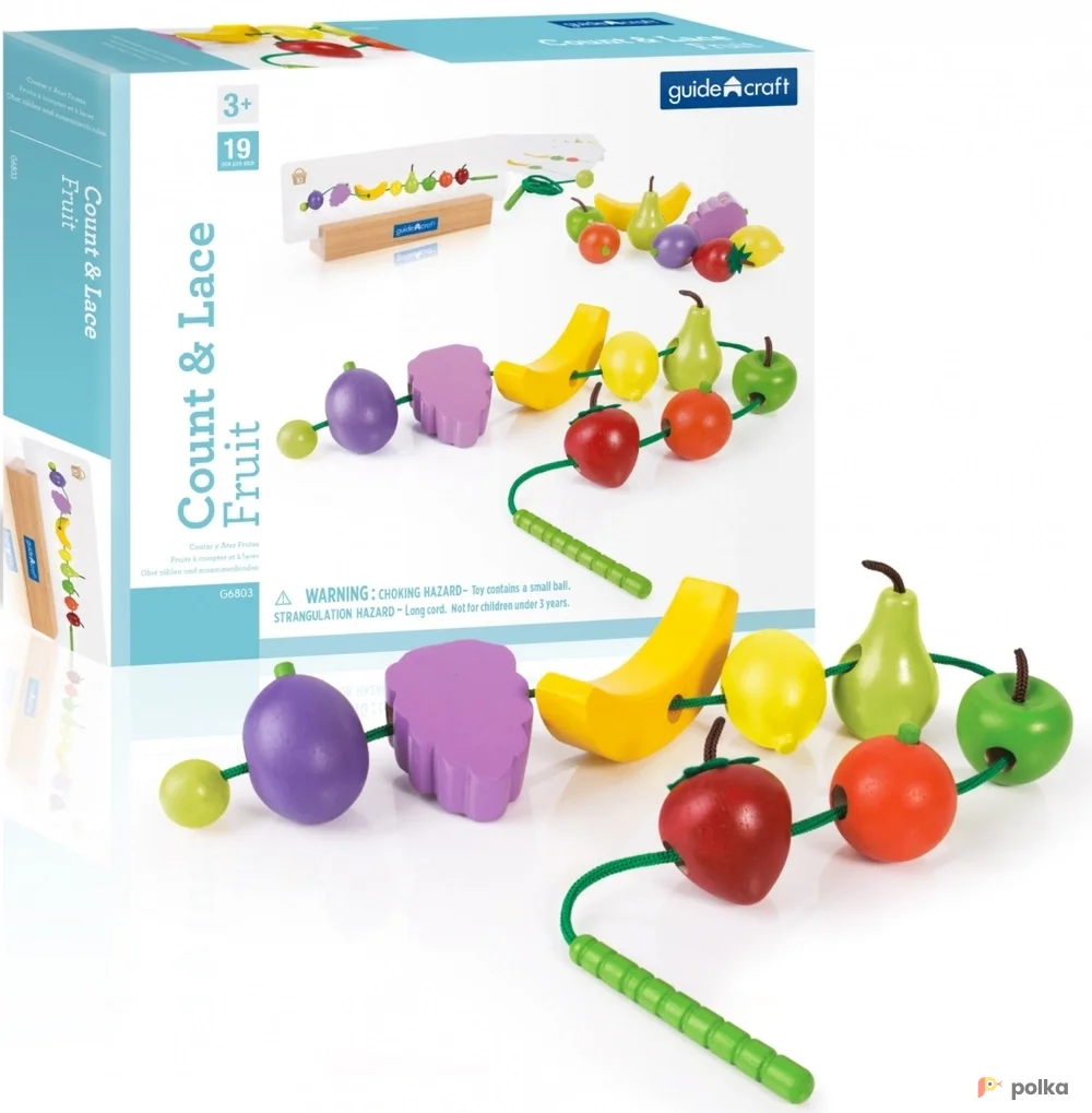 Возьмите Набор развивающий шнуровка Посчитай фрукты напрокат (Фото 1) в Москве