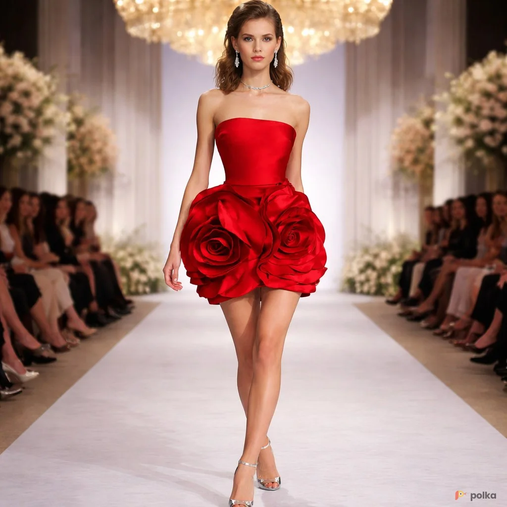 Возьмите Платье праздничное коктейльное Rose напрокат (Фото 1) в Москве