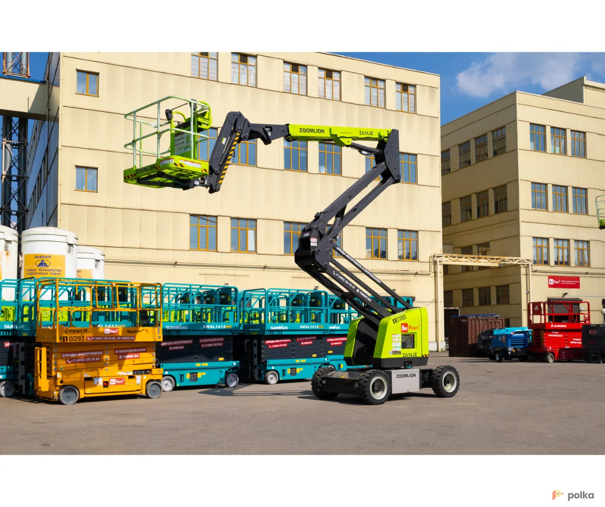Возьмите Электрический коленчатый подъемник Zoomlion ZA14JE напрокат (Фото 1) в Москве