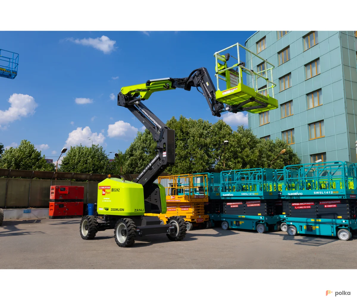 Возьмите Дизельный коленчатый подъемник Zoomlion ZA14J напрокат (Фото 1) в Москве
