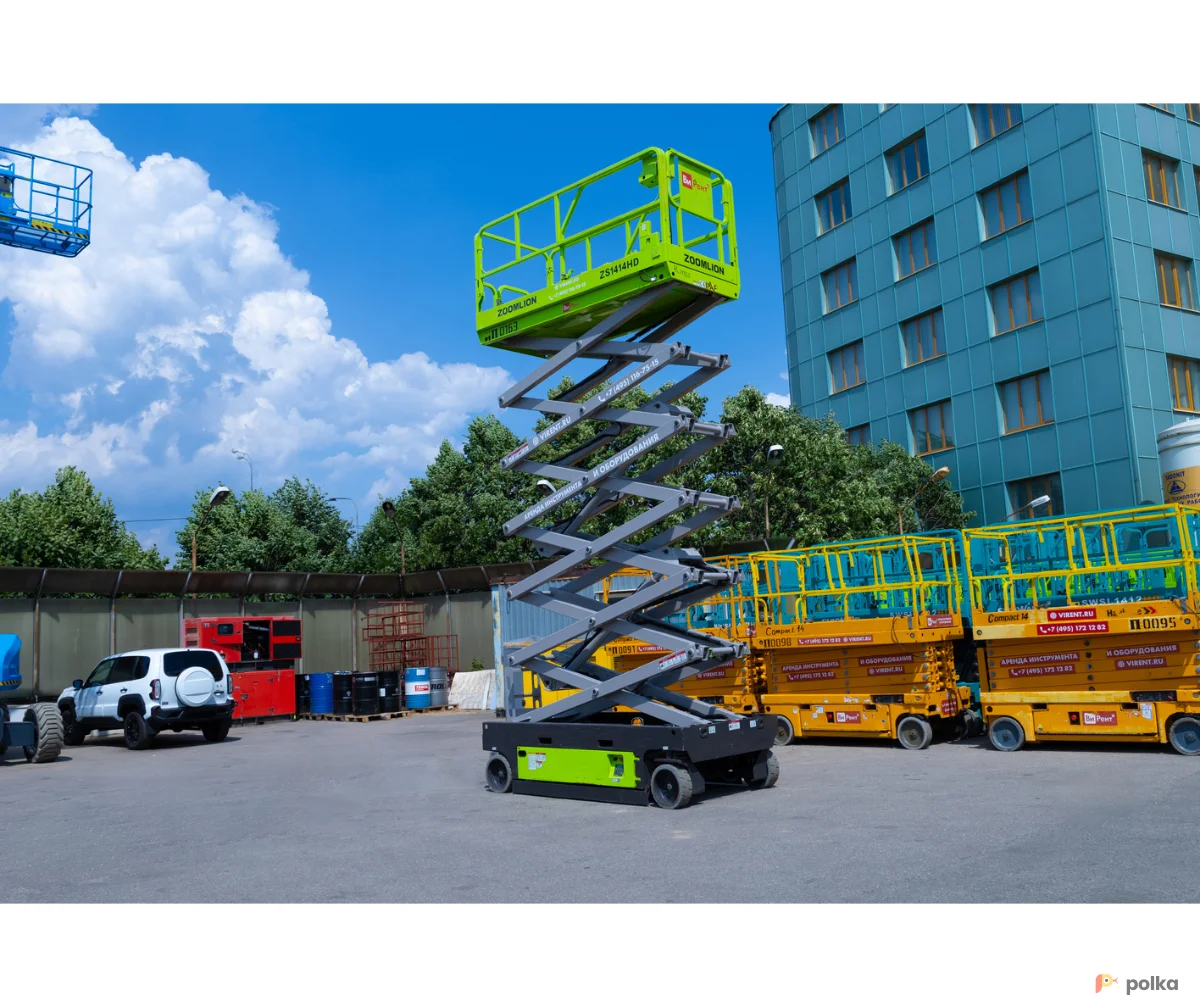 Возьмите Электрический ножничный подъемник Zoomlion ZS1414HD напрокат (Фото 1) в Москве