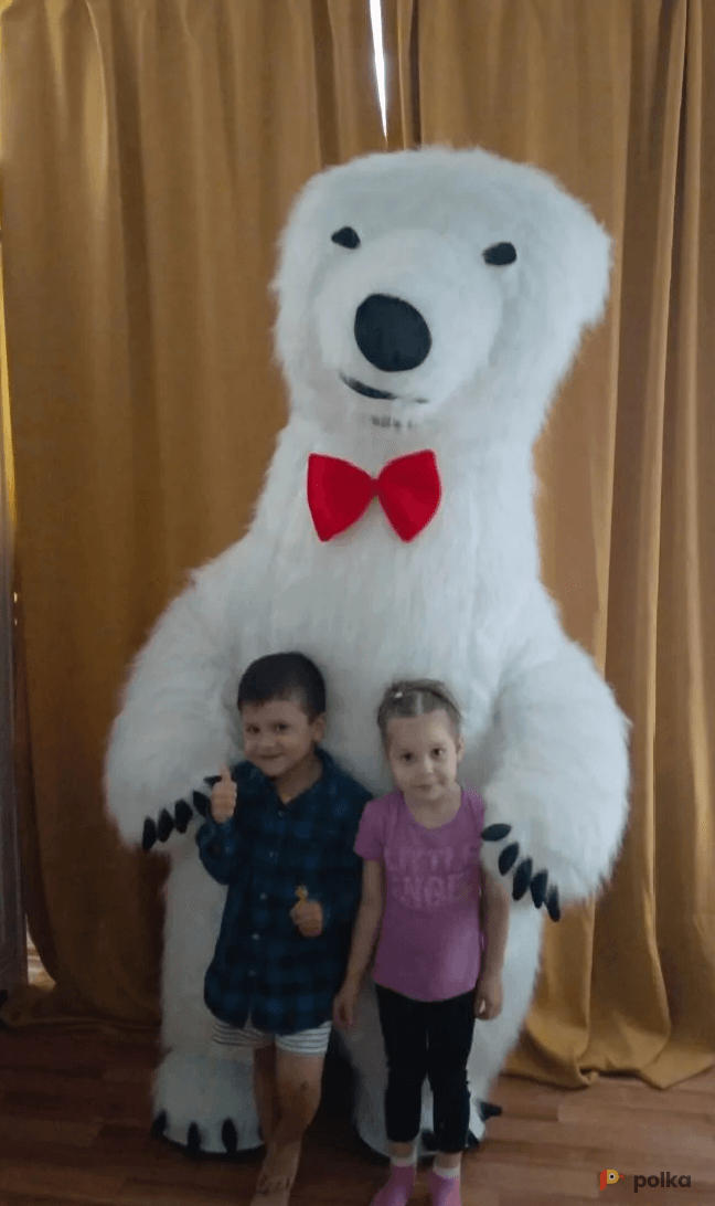 Возьмите Сдам в аренду костюм белого медведя напрокат (Фото 1) в Санкт-Петербурге