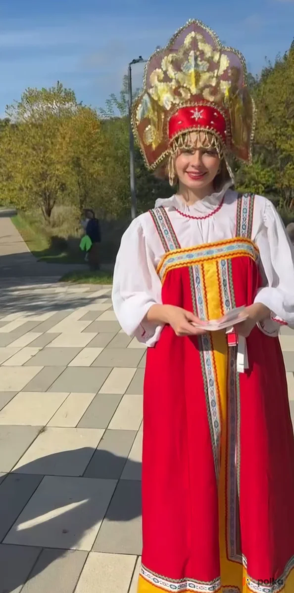 Возьмите Русско-народный женский костюм напрокат (Фото 1) в Москве